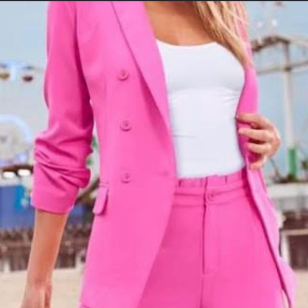 VENUS Hot Pink Women's Pantsuit